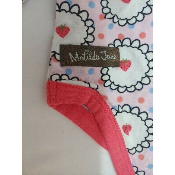 NEW Matilda Jane By Heart Pink BodySuit Long Sleeve Shirt Size 3-6 months - Picture 5 of 6